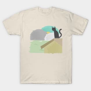 Sunrise cat T-Shirt